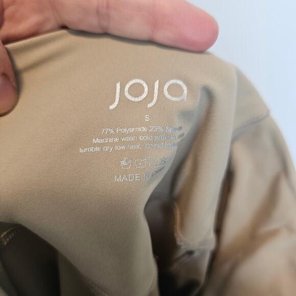 Joja Pocket Spin‎ Workout Leggings Sand Beige 26" Inseam Yog Pants Size Small - Picture 12 of 12